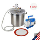 190891302601 Carejoy Gallon Stainless Steel Vacuum Degassing Chamber Silicone 190891302601 Carejoy Gallon Stainless Steel Vacuum Degassing Chamber Silicone