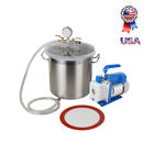190891405111 Carejoy Gallon Stainless Steel Vacuum Degassing Chamber Silicone 190891405111 Carejoy Gallon Stainless Steel Vacuum Degassing Chamber Silicone