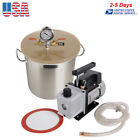 190891421784 Carejoy Gallon Vacuum Chamber Single Stage Pump To