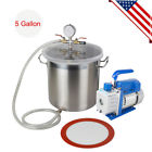 190891421852 Carejoy Gallon Vacuum Chamber Cfm Pump Hose Lid