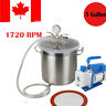 190891643629 Carejoy Stainless Steel Vacuum Degassing Chamber Silicone Kit