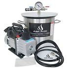43217-76370 Ablaze Gallon Stainless Steel Vacuum Degassing Chamber And Cfm Single
