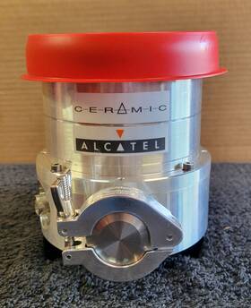 Ptm5101 Alcatel Ceramic Turbo Turbomolecular Pump Working In Very Good Condition