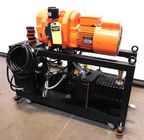 Rsv-300 Alcatel High Vacuum Pumping Station/ Roots System. For Inert Liquids And Gases