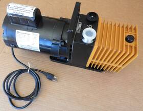 Zm2004a Alcatel Vacuum Pump With Franklin Electric 3/4 Hp Motor 1725 Rpm - Used