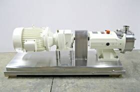 Sru237038 Alfa Laval Sru237038/hs 1-1/2 Inch Sru3/038/hs Sanitary Rotary Lobe Pump 3hp Sterling Motor Z50 Sru237038 Alfa Laval Sru237038/hs 1-1/2 Inch Sru3/038/hs Sanitary Rotary Lobe Pump 3hp Sterling Motor Z50