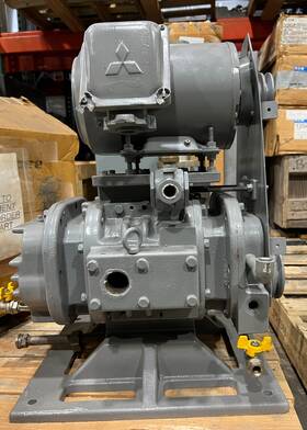 Anlet Roots Ct4-50le 2 Hp 3 Lobe Vacuum Pump 480 Vac With Super Line Motor Af-se