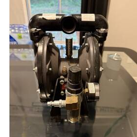 12-230-x Aro Pneumatic Double Diaphragm Pump Aluminum 1 In Inlet/outlet