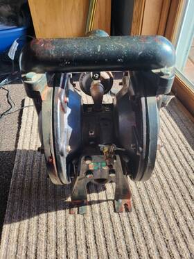 666100-244-c Aro Double Diaphragm Pump Aluminum Air Operated Ptfe 35 Gpm