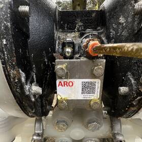 666103-322c Aro Double Diaphragm Pump Air Powered Polypropylene 1in Inlet Outlet 666103-322c Aro Double Diaphragm Pump Air Powered Polypropylene 1in Inlet Outlet