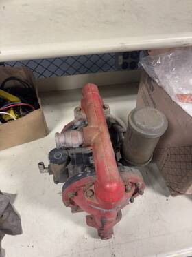 Pd10a-acp-aaa Aro Air Operated Double Diaphragm Pump 52 Gpm 6ccl1 Used