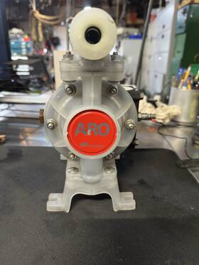 Spj2061233 Aro Double Diaphragm Pump Pneumatic Polypropylene 1/2 In Inlet And Outlet Spj2061233 Aro Double Diaphragm Pump Pneumatic Polypropylene 1/2 In Inlet And Outlet