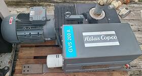 Gvs200a Atlas Copco Vacuum Pump With Motor - Used
