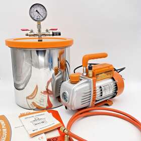 P0664fbauk Bacoeng 3 Gallon Vacuum Chamber Kit With 3.6 Cfm 1 Stage Pump Hvac
