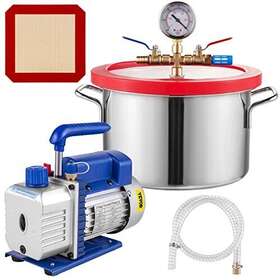 Best In Auto 631384429479 Bestauto 1 Gallon Vacuum Degassing Chamber Stainless Steel
