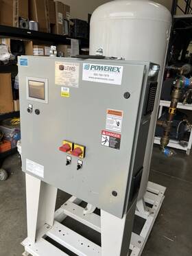 Cvp0754b Busch Mm1252 Busch/powerex Duplex Medical Claw Vacuum System 120 Gal Tank 460v