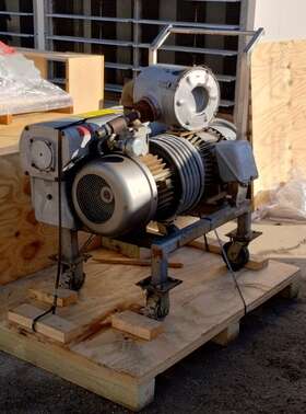 Ra0160 Busch Rotary Vane Vacuum Pump 117 Displacement