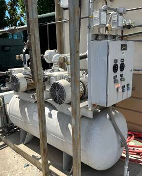 Rc0100 Busch Dual Rc 0100 62 Cfm Rotary Vane Vacuum Pump S System 208/230/460v