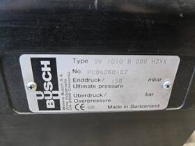 Sv1010b000hzxx Busch Vacuum Pump Sv1010b000hzxx Busch Vacuum Pump