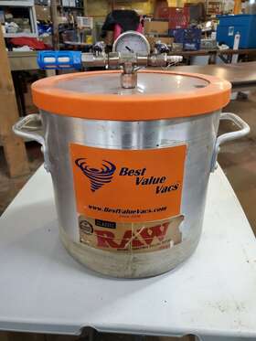 Bvv3gss Bvv Best Value Vacs 3 Gallon Aluminum Vacuum Chamber Bvv3gss Bvv Best Value Vacs 3 Gallon Aluminum Vacuum Chamber