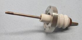 Ceramaseal Nickel/2.75 Uhv High Voltage Feedthrough 2.75 Cf 20 Kv 55 Amp Nickel Conductor