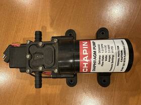 6-9206 Chapin Diaphragm Pump 12 Vdc. 1.0 Gpm 60 P.s.i