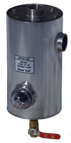 Co-lwtrm01ss Conde Stainless Steel Secondary Moisture Trap