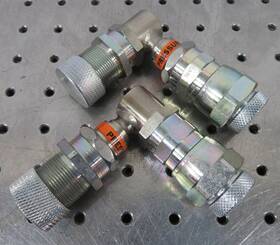 5400-s2-8 Cti Aeroquip C195405 Lot 2 5400 Cryogenic Cryo Helium Line 90deg Elbow Adapters