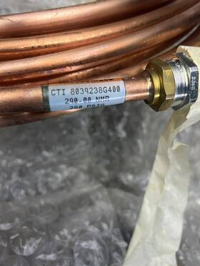 8039238g400 Cti-cryogenics 8043074g120 Soft Copper Tubing 290-00 Nmr 260psig