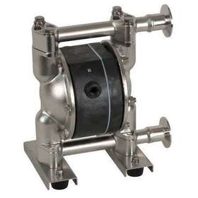 22a603 Dayton Double Diaphragm Pump 316 Stainless Steel Air Operated Ptfe 22a603 Dayton Double Diaphragm Pump 316 Stainless Steel Air Operated Ptfe