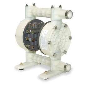 6py41 Dayton Double Diaphragm Pump Polypropylene Air Operated Ptfe 35 Gpm
