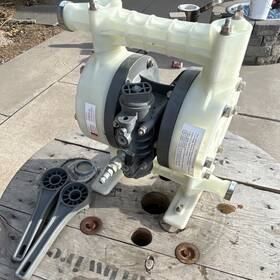 6py41a Dayton Double Diaphragm Pump Pneumatic Polypropylene 1in 100 Psi