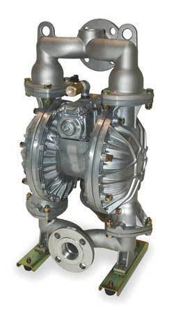 6py46 Dayton Double Diaphragm Pump Aluminum Air Operated Buna N 160 Gpm