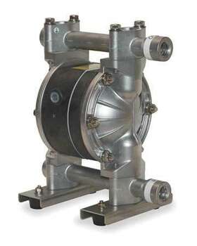 6py49 Dayton Double Diaphragm Pump Aluminum Air Operated Ptfe 12 Gpm