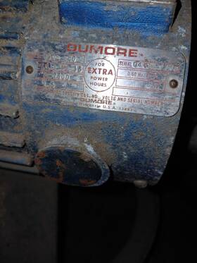 30g-240 Dumore Vacuum Pump Motor Industrial