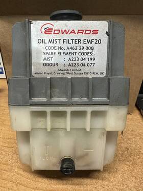 Emf20-kf25 Edwards Used - Emf20 Kf25 Vacuum Pump Oil Mist Filter