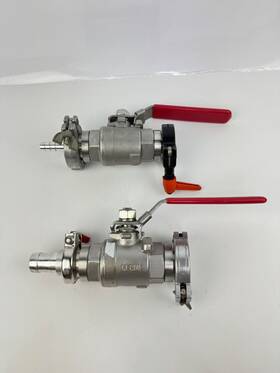 C36000200 Edwards Ibv25mks X2 Stainless Steel Vacuum Ball Valve With Kf25 Fitting
