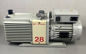 Me2m28 Edwards E2m28 Rotary Vane Vacuum Pump 1ph Dual Stage - Turns On As-is