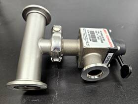 Pv16mks Edwards Working St/st Vacuum Manual Isolation Valve With 3-way Joint