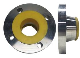 B16.5 Elin J2dh Lot 2x Enlin A/sa182 F304l/304 150 S-40 3 Inch Vacuum Chamber Flange #4