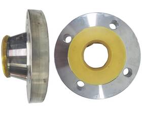 B16.5 Elin J331 Lot 2x A/sa182 F304l/304 150 S-40 3 Inch Vacuum Chamber Flange