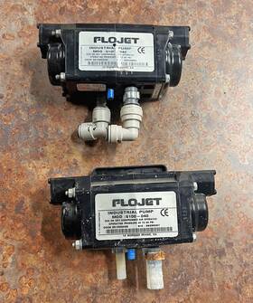 5100-040 Flojet 2 Air Operated Diaphragm Industrial Pump 20 To 80 Psi Used