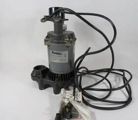 Fpzs50v Flotec Submersible Pump 1-1/2 Inch Npt Outlet Thermoplastic No Float Used