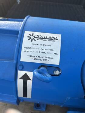 870lsfh Fruitland Manufacturing Industrial Vacuum Pump 870lsfh Fruitland Manufacturing Industrial Vacuum Pump