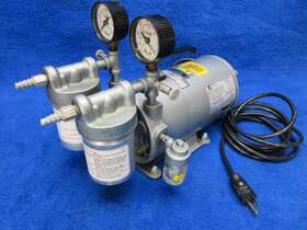 0522-v4d-g180dx Gast Rotary Vacuum Pump Emerson Sa55nxgtc 1/3hp 1725rpm 115v 0522-v4d-g180dx Gast Rotary Vacuum Pump Emerson Sa55nxgtc 1/3hp 1725rpm 115v