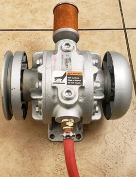 1550-p139b Gast Manufacturing Corp. Rotary Compressor Pump