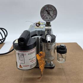 5kh33dn16hx Gast Vacuum Pump With Ge Motor 1/6hp 115v Working Gauge And Trap