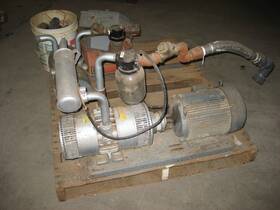 6066-p102 Gast Lot 2 Vacuum Pumps 7.5hp Motor Disconnect Overload Spares