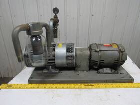 6066-v107a-t339 Gast 55cfm 15psi 3hp Rotary Vane Oil-less Vacuum Air Pump 3ph