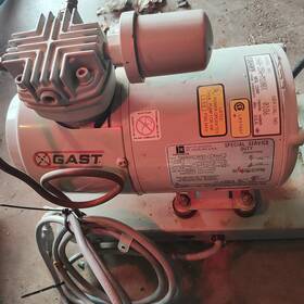 Hba-7-gf Gast Vacuum Pump Special Service Duty Model Mpn